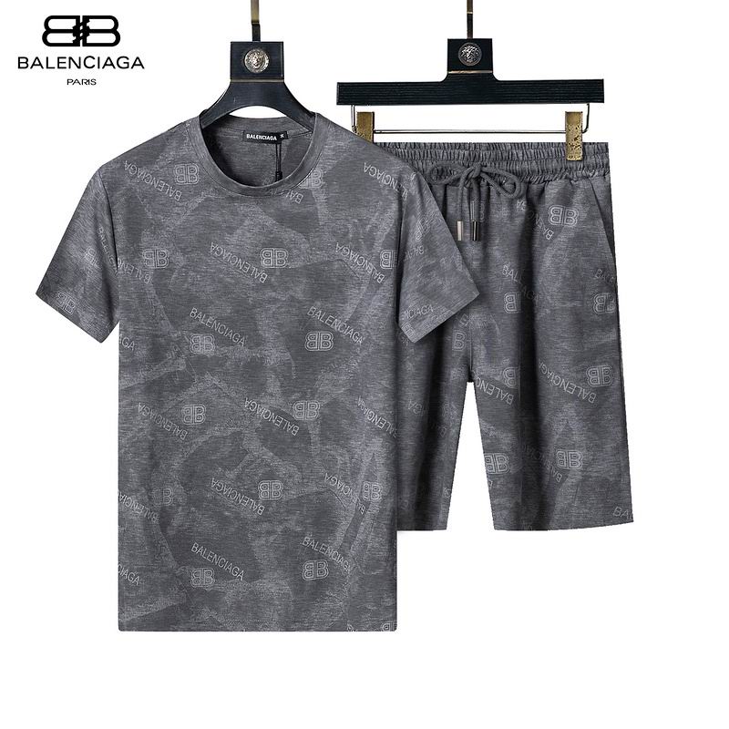 Wholesale Cheap B.alenciaga Short Sleeve Designer Tracksuits for Sale