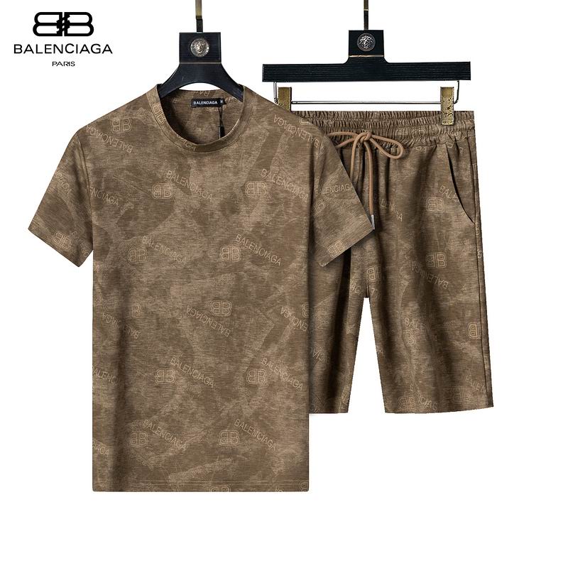 Wholesale Cheap B.alenciaga Short Sleeve Designer Tracksuits for Sale