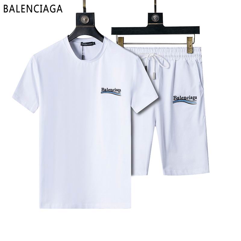 Wholesale Cheap B.alenciaga Short Sleeve Designer Tracksuits for Sale