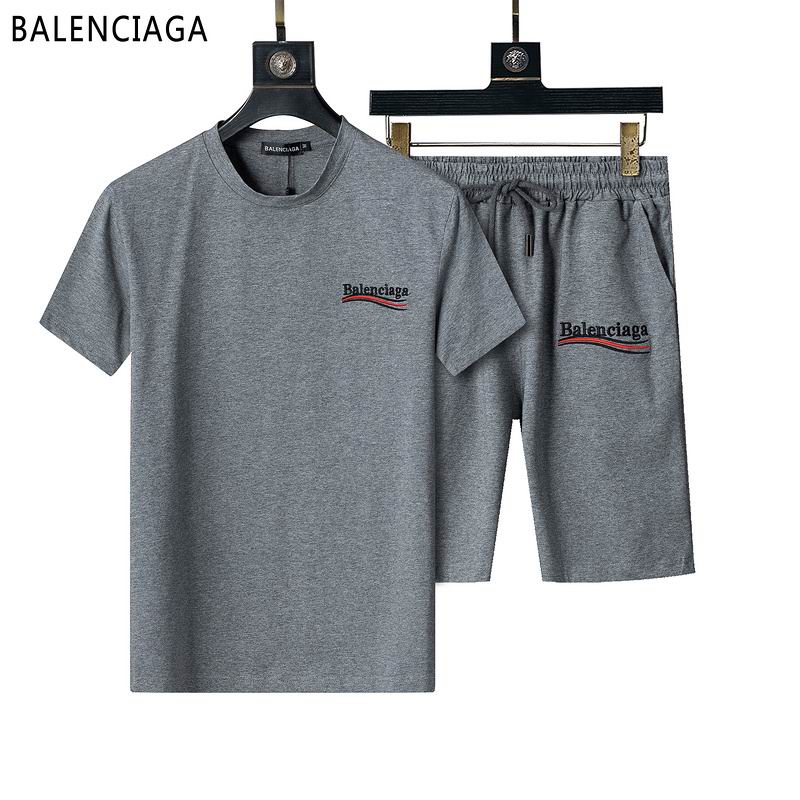 Wholesale Cheap B.alenciaga Short Sleeve Designer Tracksuits for Sale