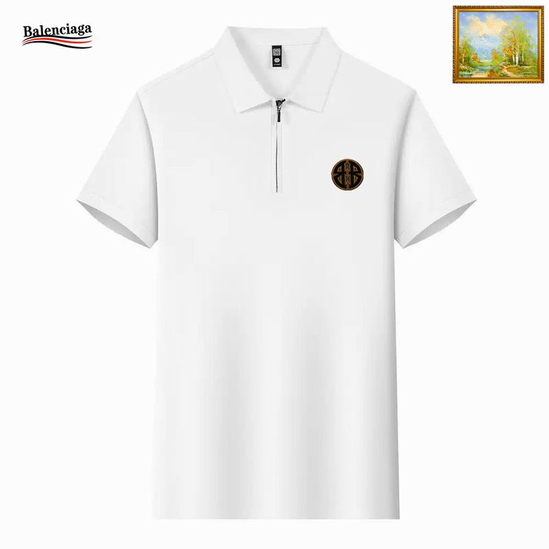 Wholesale High-quality Cheap B.alenciaga Short Sleeve Lapel T-Shirts for sale