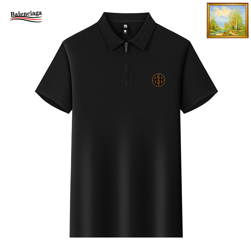 Wholesale High-quality Cheap B.alenciaga Short Sleeve Lapel T-Shirts for sale