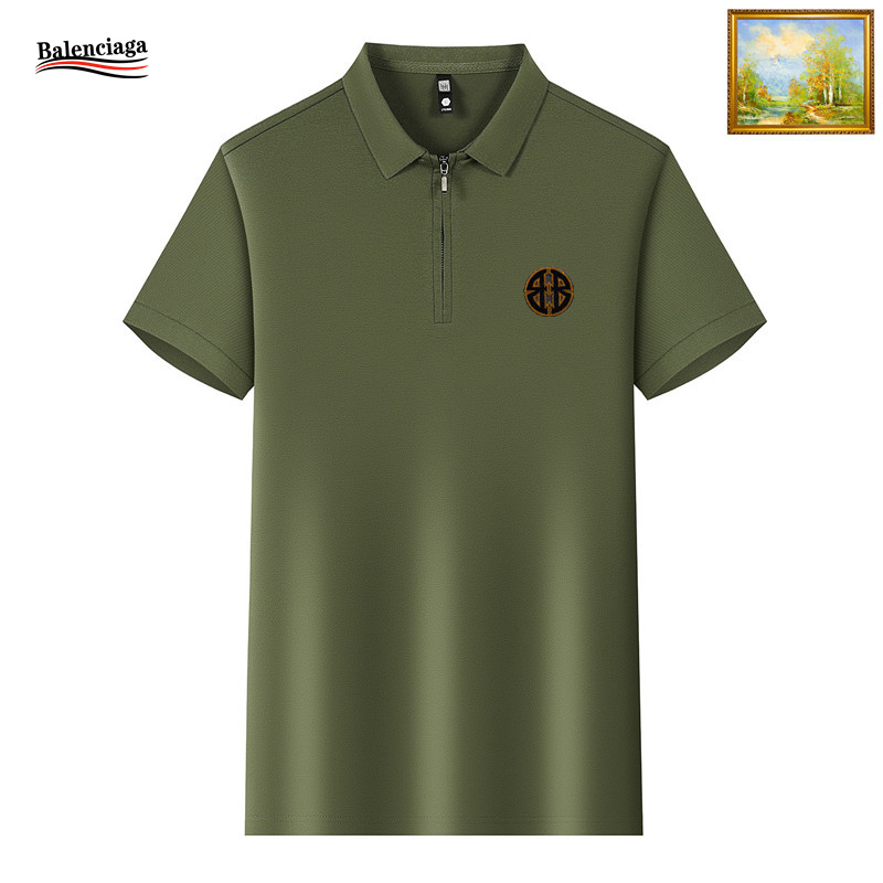 Wholesale High-quality Cheap B.alenciaga Short Sleeve Lapel T-Shirts for sale