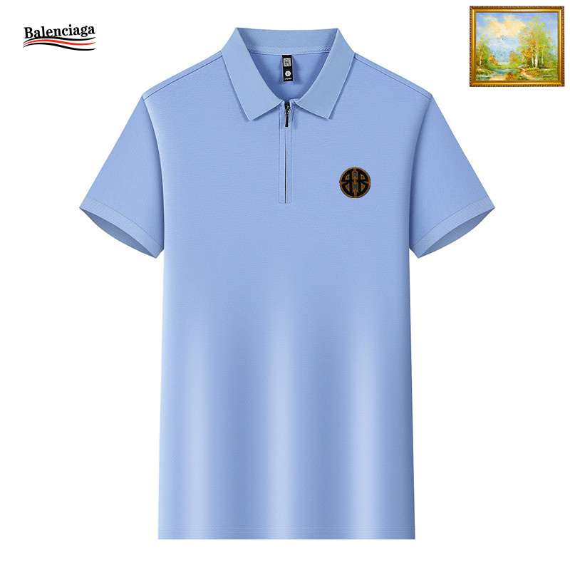 Wholesale High-quality Cheap B.alenciaga Short Sleeve Lapel T-Shirts for sale