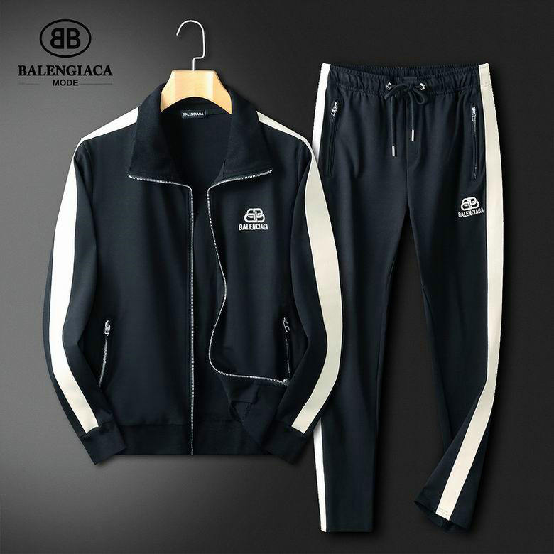 Wholesale Cheap B alenciaga Long Sleeve replica Tracksuits for Sale