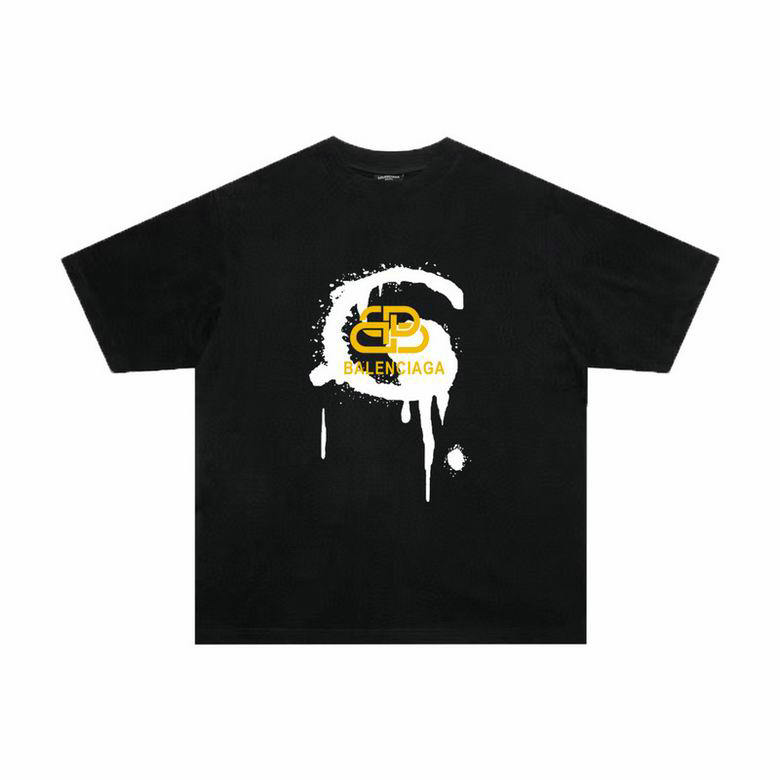 Wholesale Cheap B alenciaga short Sleeve T shirts for Sale