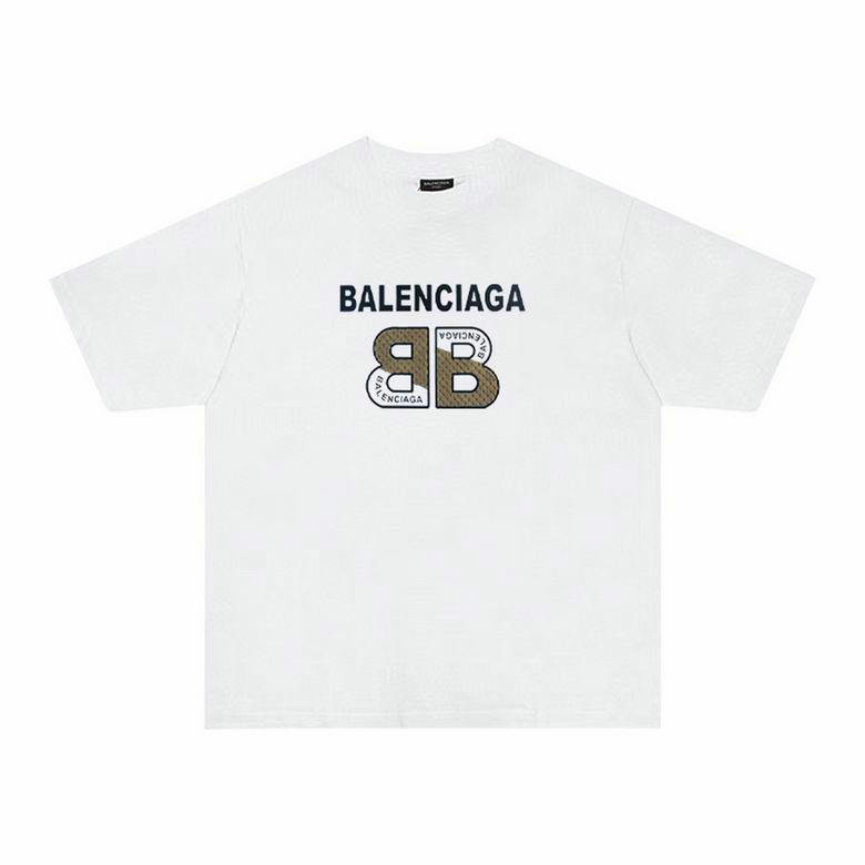 Wholesale Cheap B alenciaga short Sleeve T shirts for Sale