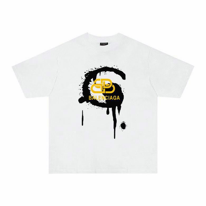 Wholesale Cheap B alenciaga short Sleeve T shirts for Sale