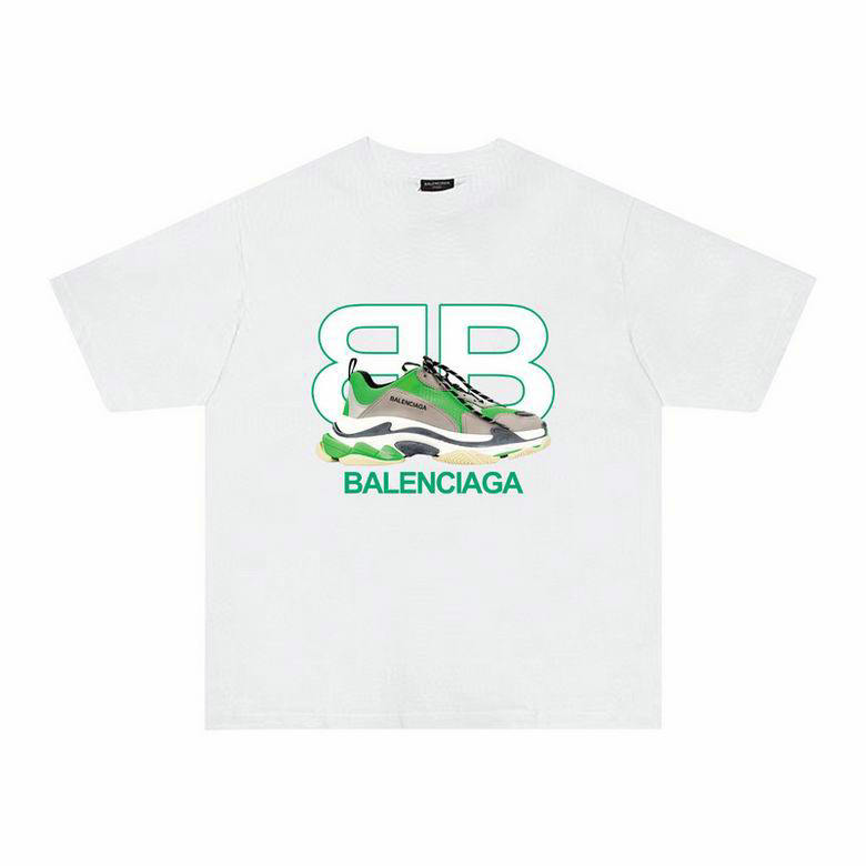 Wholesale Cheap B alenciaga short Sleeve T shirts for Sale