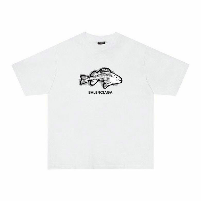 Wholesale Cheap B alenciaga short Sleeve T shirts for Sale