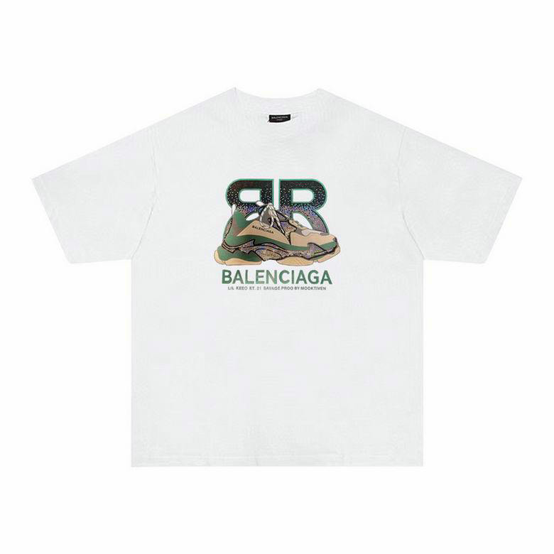 Wholesale Cheap B alenciaga short Sleeve T shirts for Sale