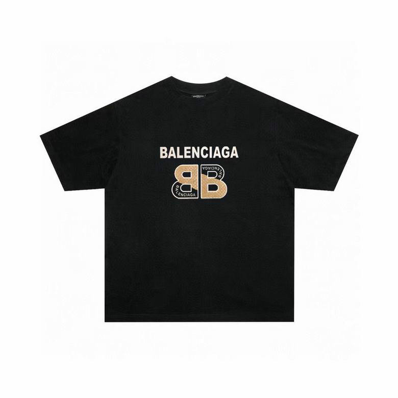 Wholesale Cheap B alenciaga short Sleeve T shirts for Sale