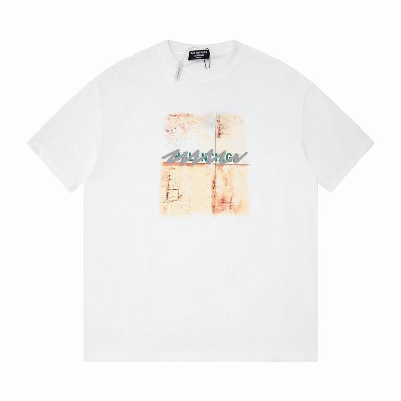 Wholesale Cheap B alenciaga Short Sleeve T-Shirts for Sale
