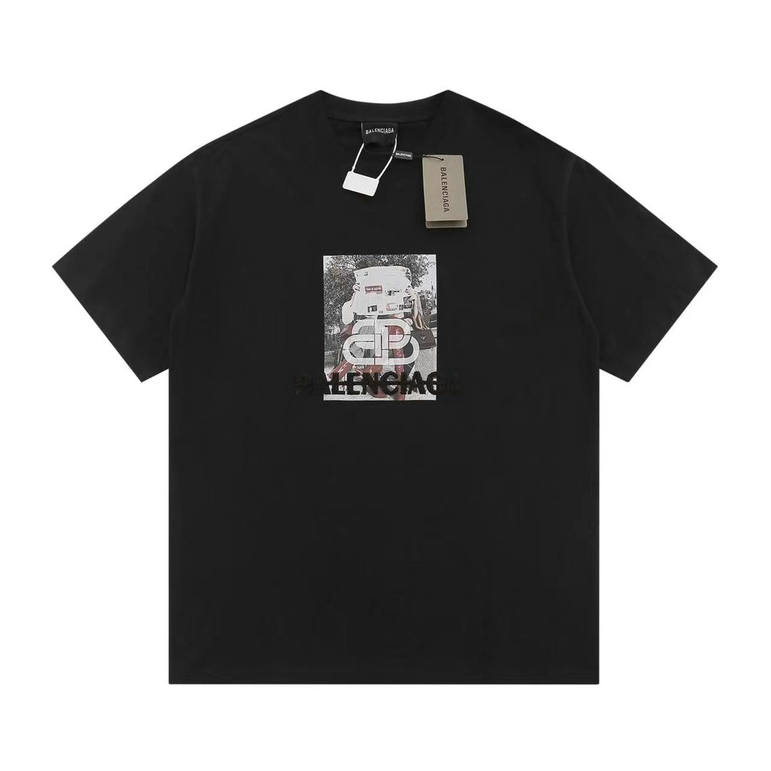 Wholesale Cheap B alenciaga short Sleeve T shirts for Sale