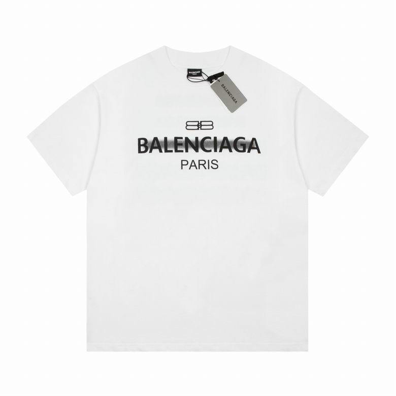 Wholesale Cheap B alenciaga Short Sleeve T-Shirts for Sale