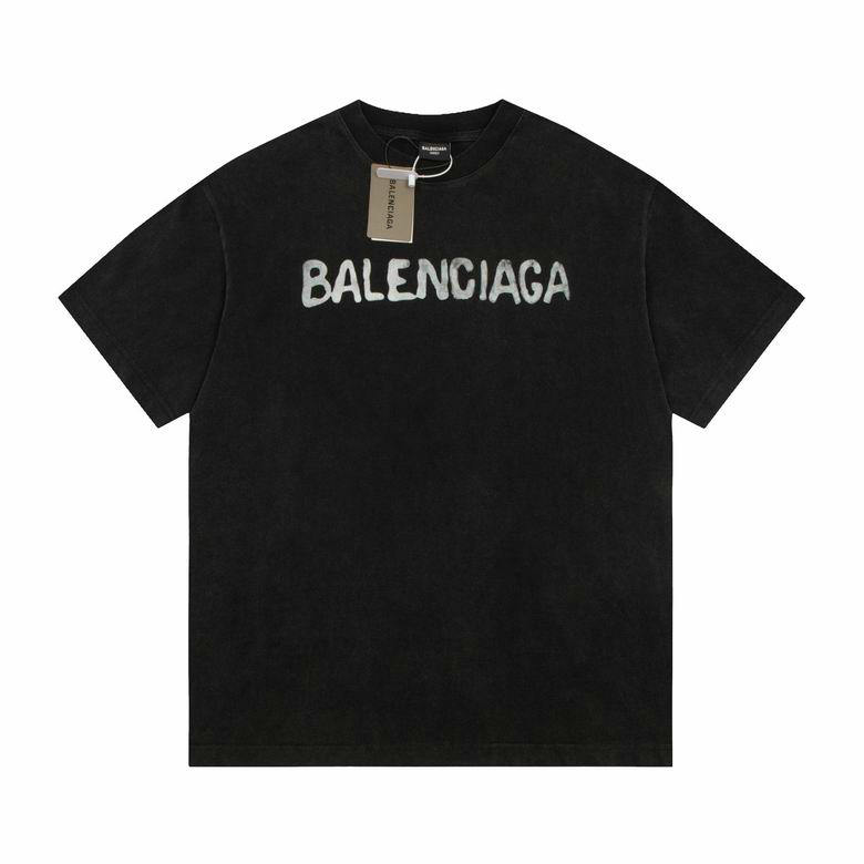 Wholesale Cheap B alenciaga Short Sleeve T-Shirts for Sale