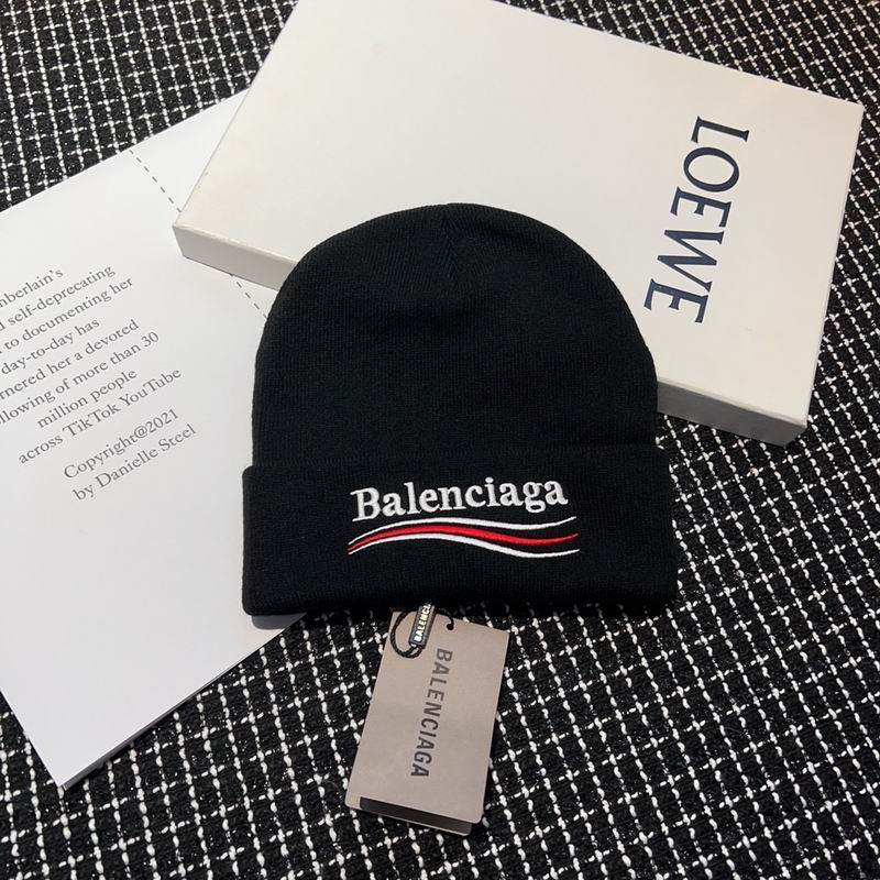 Wholesale Cheap B Alenciaga Cashmere Beanies for Sale