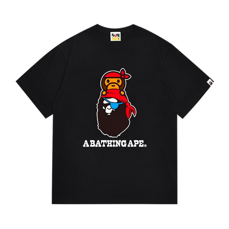 Wholesale High-quality Brands Bape Short Sleeve Crew Neck Replica Designer T-Shirts for sale