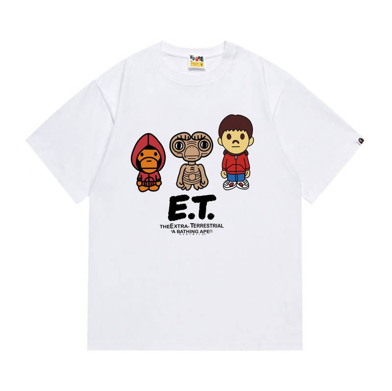 Wholesale High-quality Brands Bape Short Sleeve Crew Neck Replica Designer T-Shirts for sale