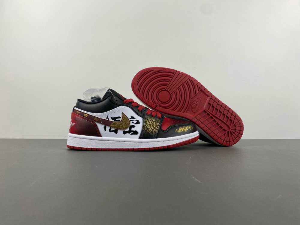 Black Myth Wukong Air Jordan 1 Low shoes 553558-161 Unisex