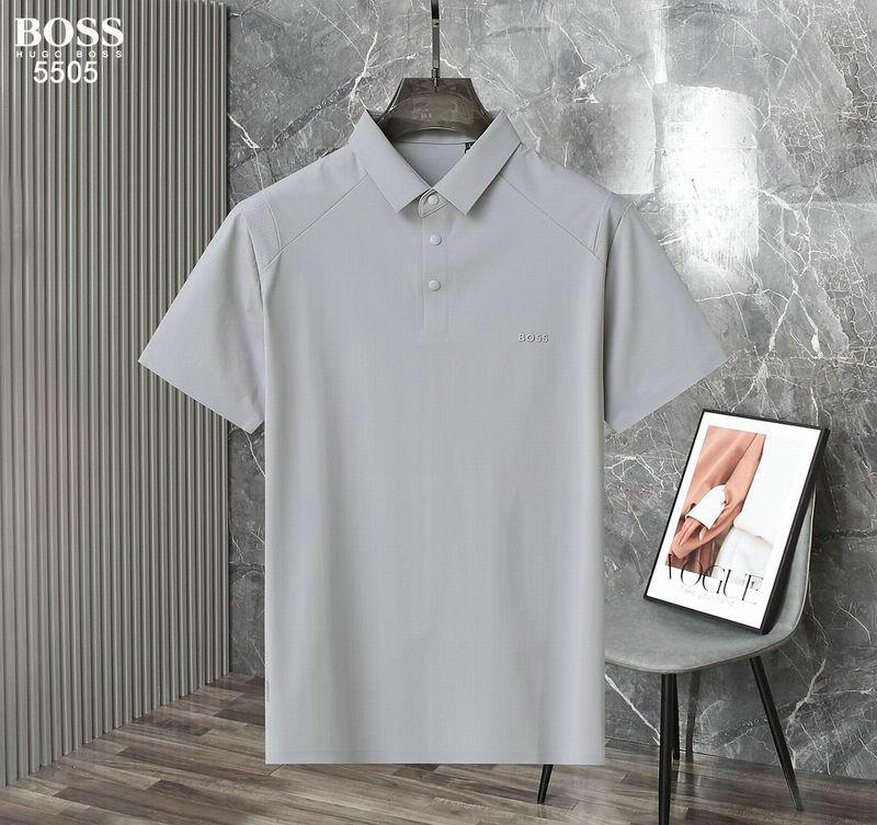 Wholesale Cheap High quality Boss Short Sleeve Lapel men T Shirts for Sale