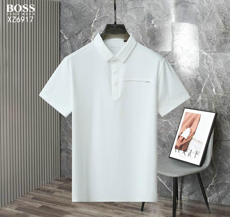 Wholesale Cheap High quality Boss Short Sleeve Lapel men T Shirts for Sale