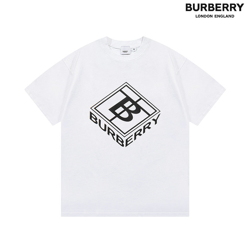Wholesale Cheap B urberry Short Sleeve Round Collar T Shirts for Sale