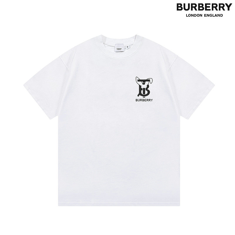 Wholesale Cheap B urberry Short Sleeve Round Collar T Shirts for Sale