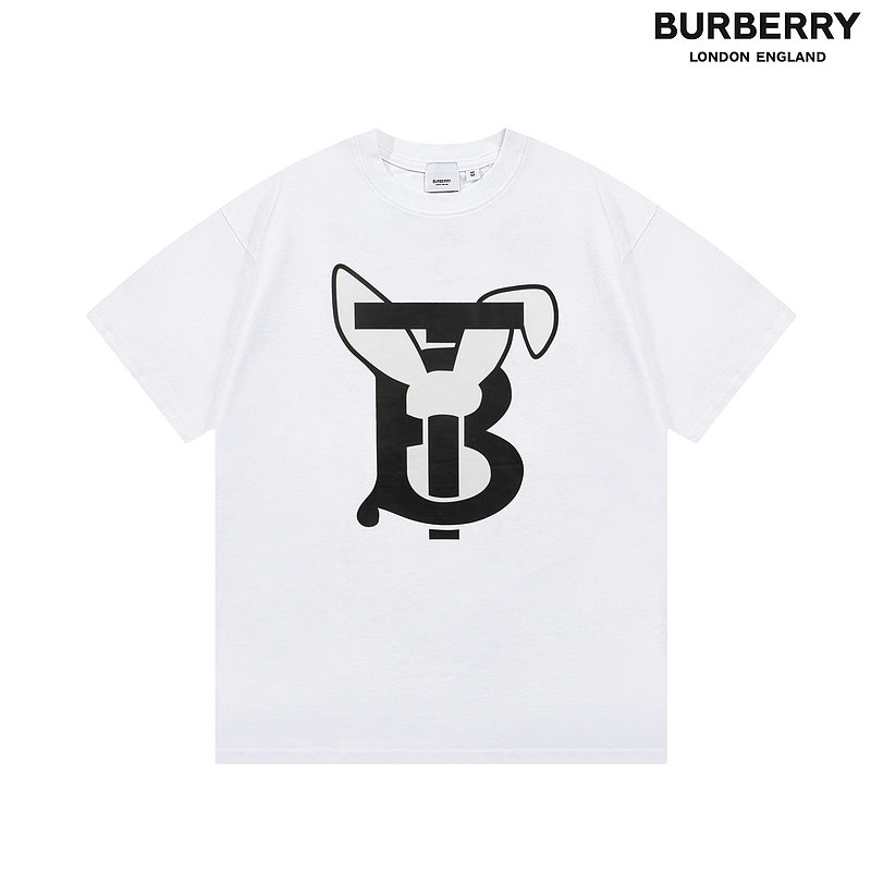 Wholesale Cheap B urberry Short Sleeve Round Collar T Shirts for Sale