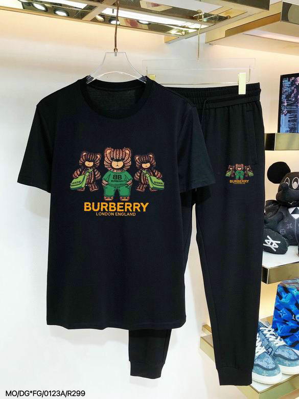 Wholesale Cheap B urberry Mens Tracksuits for Sale
