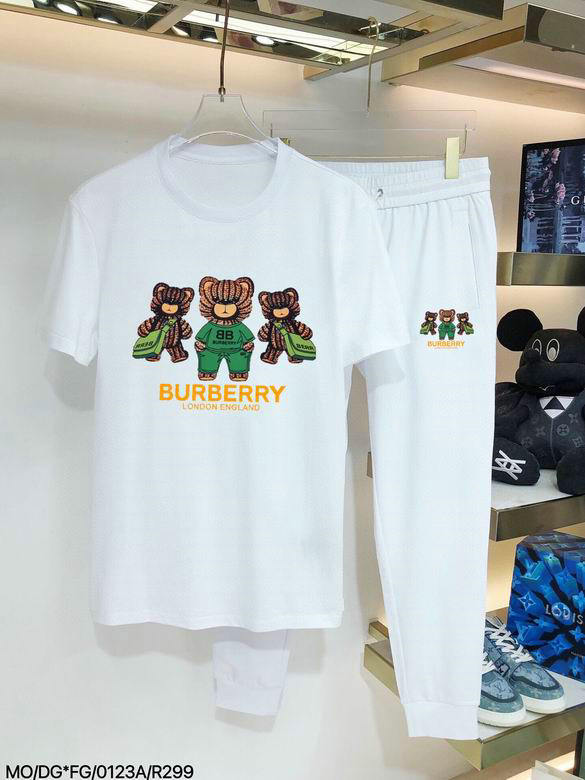 Wholesale Cheap B urberry Mens Tracksuits for Sale