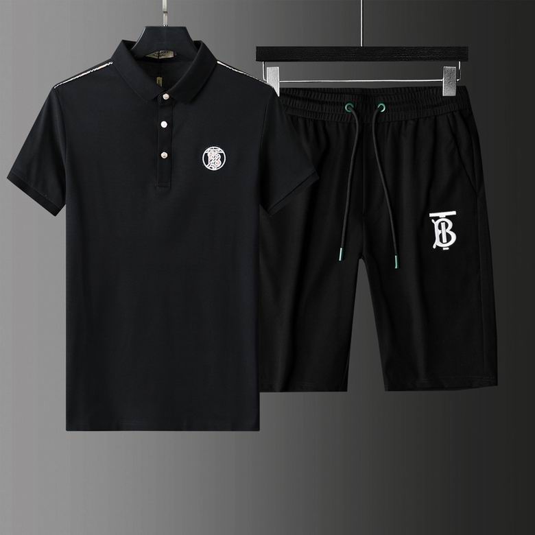 Wholesale Cheap B urberry Short Sleeve Tracksuits for Sale