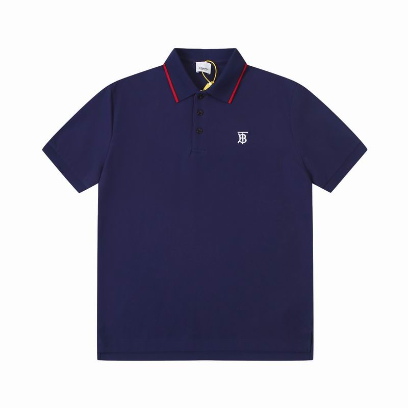 Wholesale High-quality Cheap B.urberry Short Sleeve Lapel Designer T-Shirts for sale