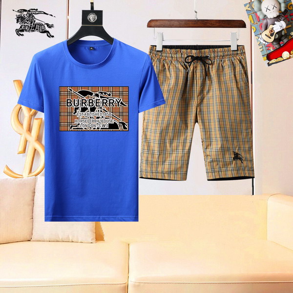 Wholesale High-quality Cheap B.urberry Short Sleeve Designer Tracksuits for sale