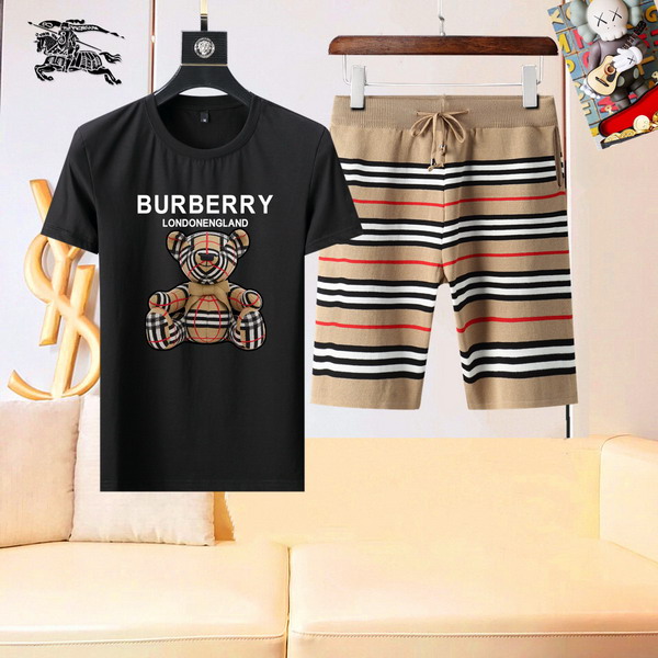 Wholesale High-quality Cheap B.urberry Short Sleeve Designer Tracksuits for sale