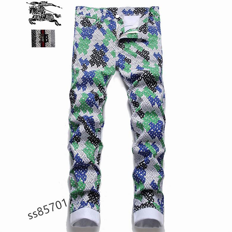 Wholesale Cheap B urberry mens Long Jeans for Sale