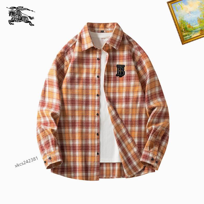 Wholesale High-quality B.urberry Long Sleeve Replica Designer Shirts for Sale