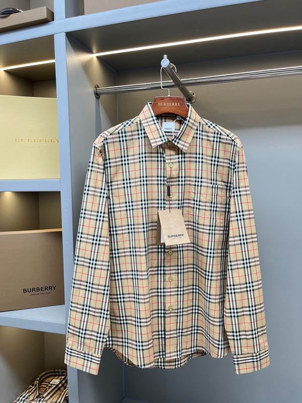 Wholesale High-quality B.urberry Long Sleeve Replica Designer Shirts for Sale