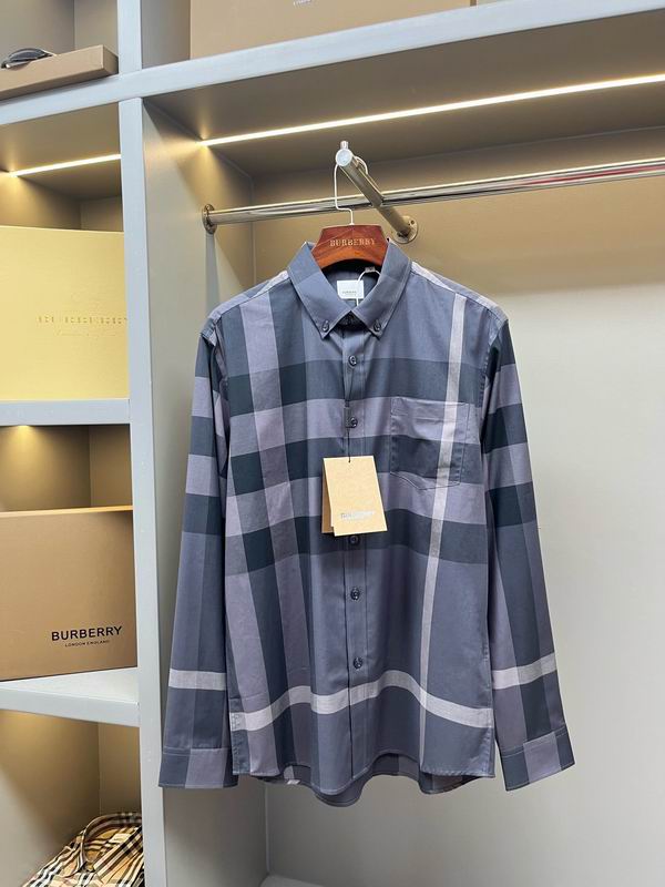 Wholesale High-quality B.urberry Long Sleeve Replica Designer Shirts for Sale