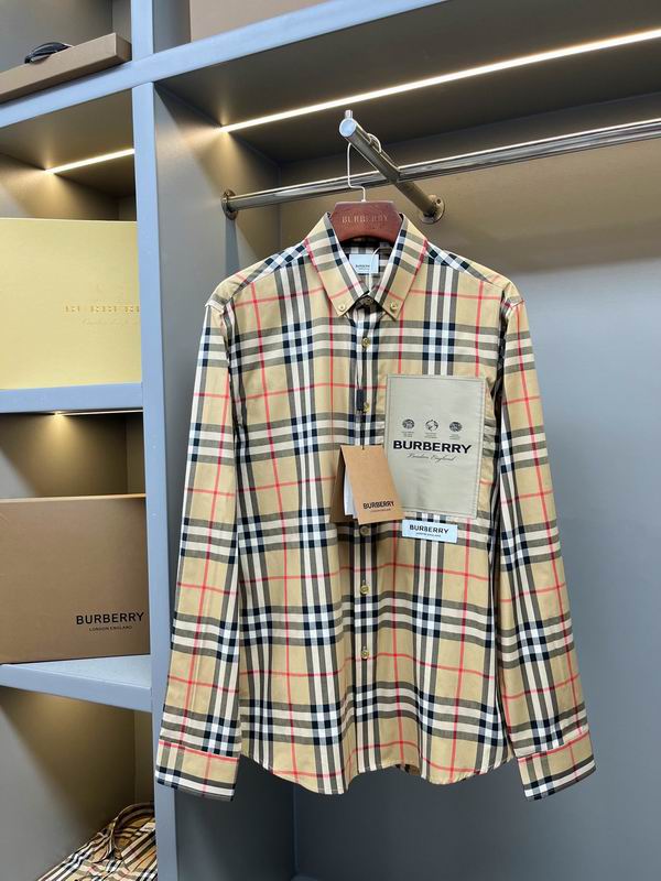 Wholesale High-quality B.urberry Long Sleeve Replica Designer Shirts for Sale