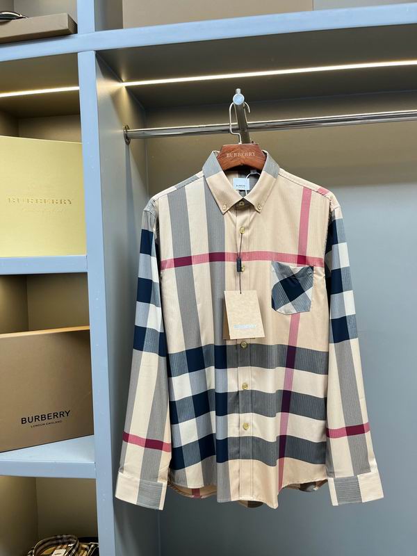 Wholesale High-quality B.urberry Long Sleeve Replica Designer Shirts for Sale