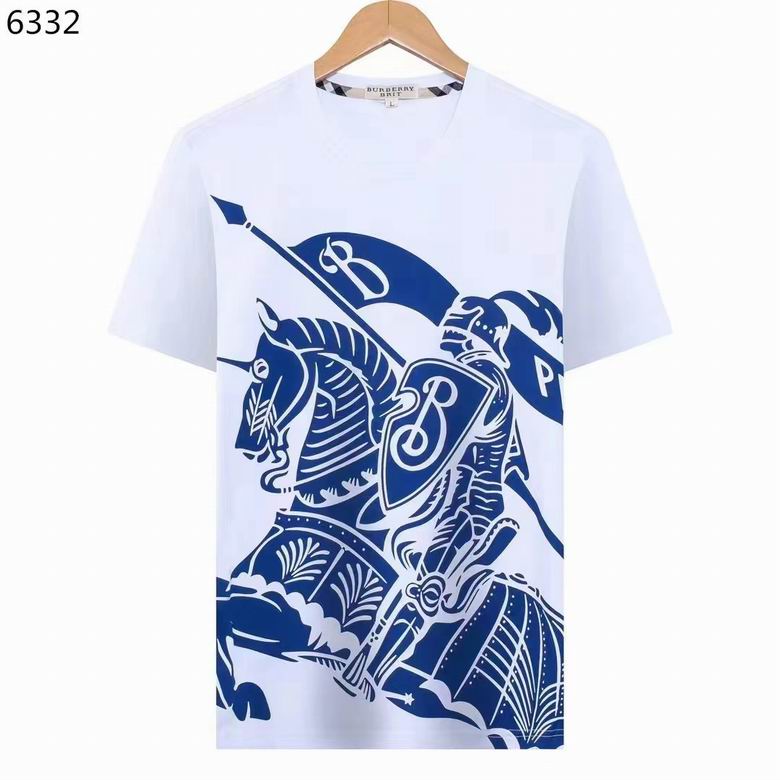 Wholesale Cheap B urberry Short Sleeve Replica T Shirts for Sale