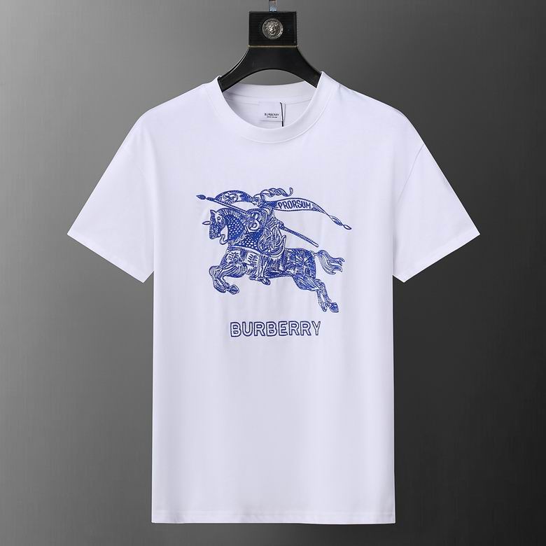 Wholesale Cheap B urberry Short Sleeve Replica T Shirts for Sale
