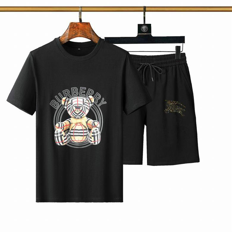 Wholesale Cheap Burberry Short Sleeve Tracksuit mens for Sale