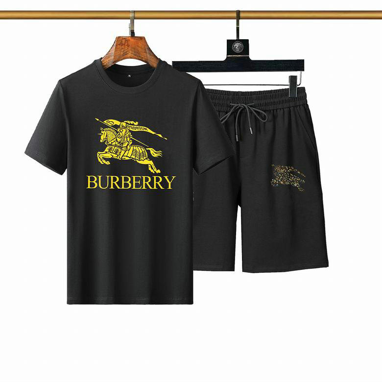 Wholesale Cheap Burberry Short Sleeve Tracksuit mens for Sale