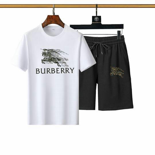 Wholesale Cheap Burberry Short Sleeve Tracksuit mens for Sale