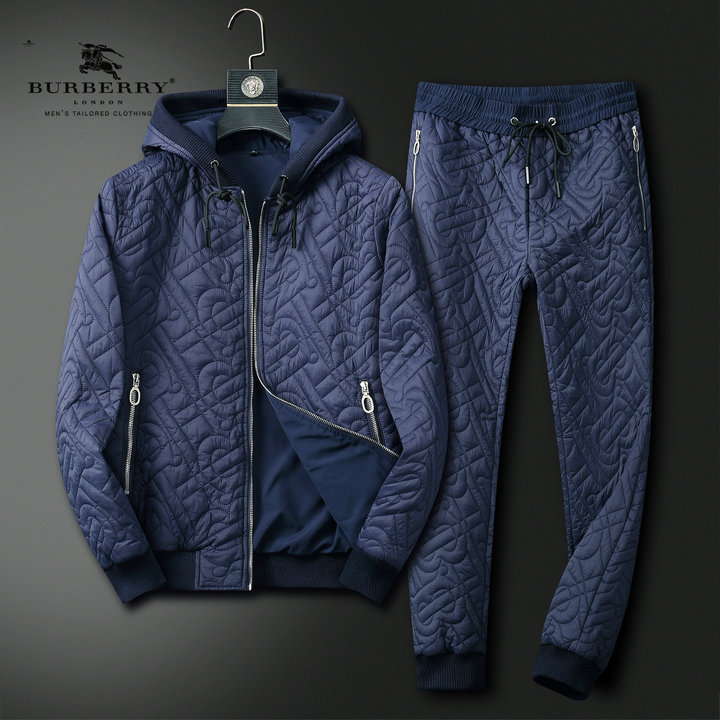 Wholesale Cheap B urberry Long Sleeve Replica Tracksuits for Sale