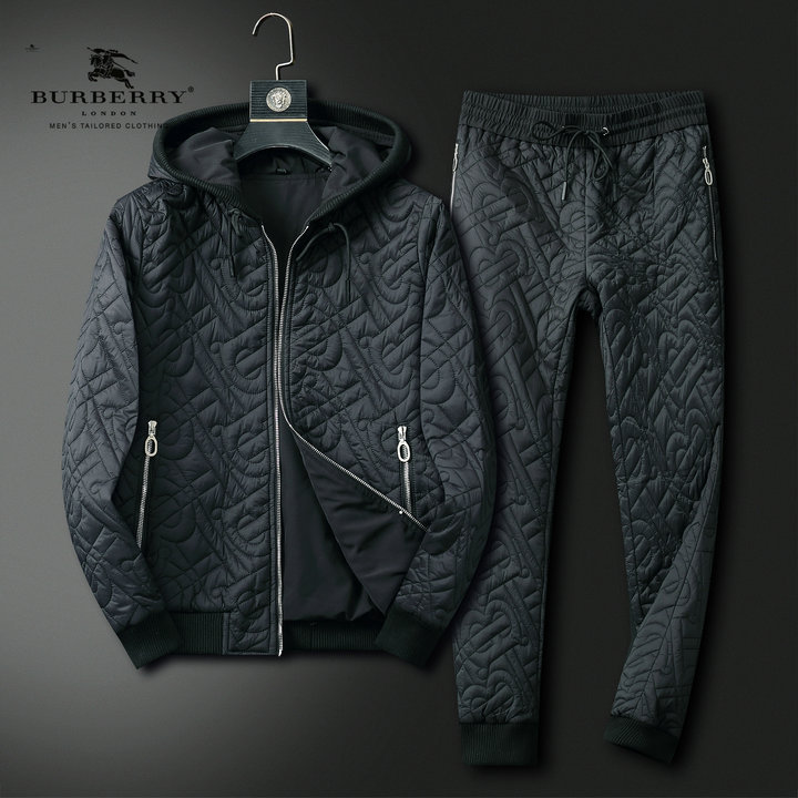 Wholesale Cheap B urberry Long Sleeve Replica Tracksuits for Sale