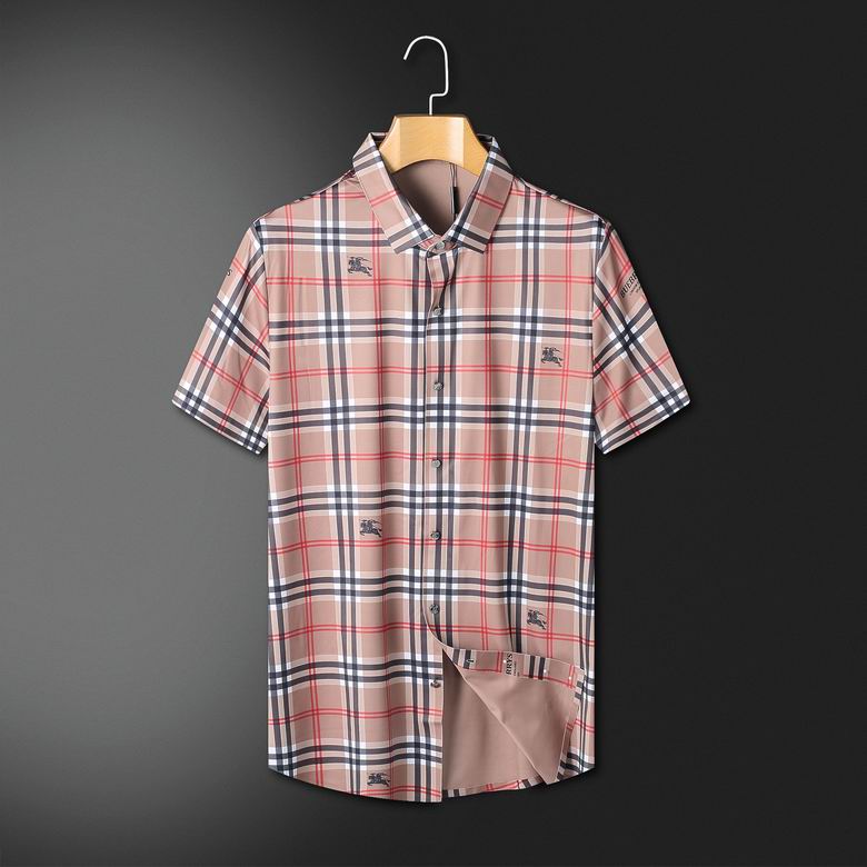 Wholesale Cheap B urberry Short Sleeve Shirts for Sale