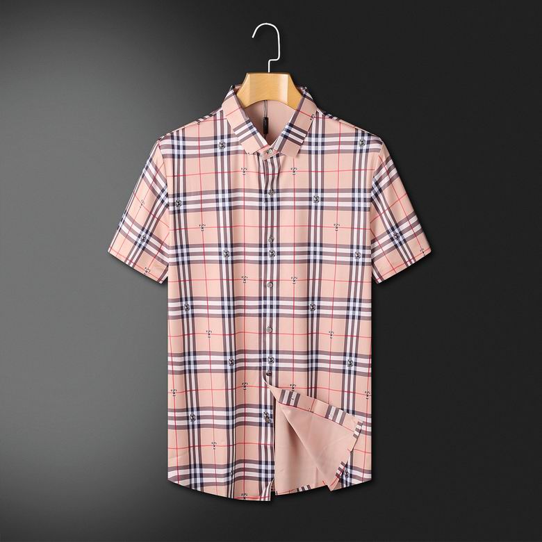 Wholesale Cheap B urberry Short Sleeve Shirts for Sale